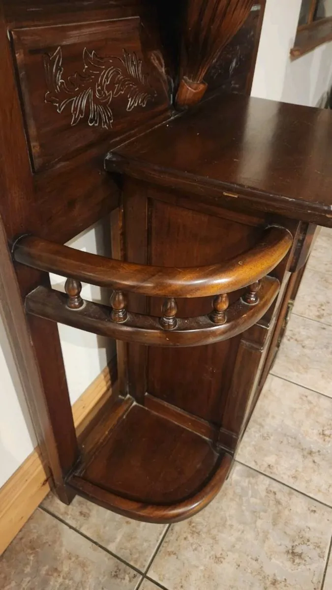Antique Mahogoney Hall Stand - Image 4