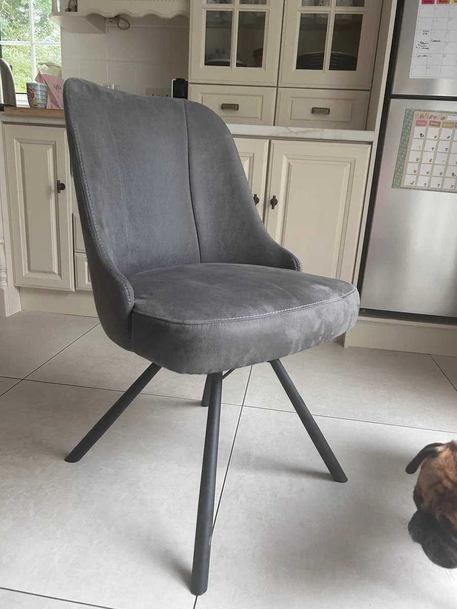 Dining room chairs x5 - Image 2