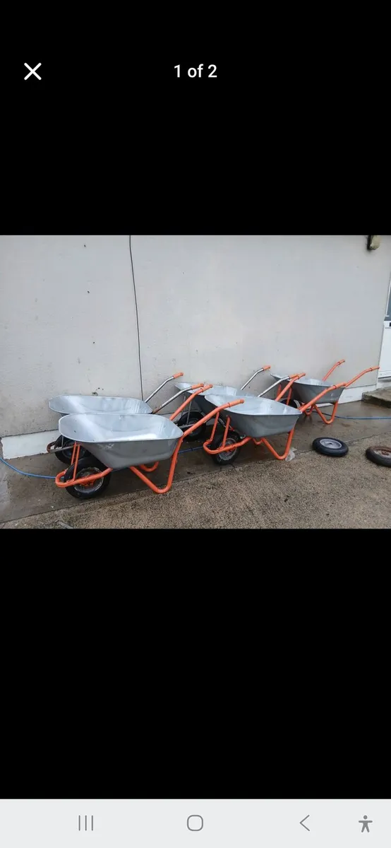 Wheel barrows on sale , i'm walking on the backfie - Image 2