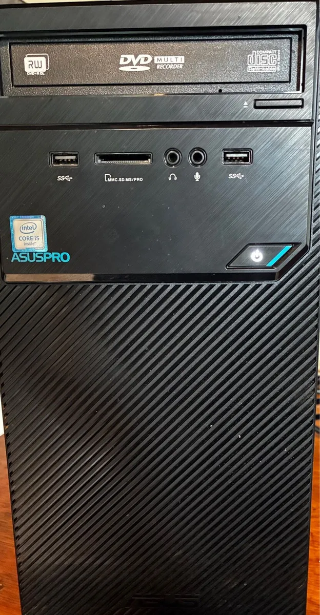 AsusPro Desktop Computer i5 9400 8GB 256 SSD WiFi - Image 1