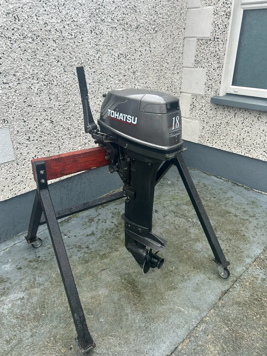Tohatsu 18hp 2 Stroke Outboard Engine Long Shaft - Image 1