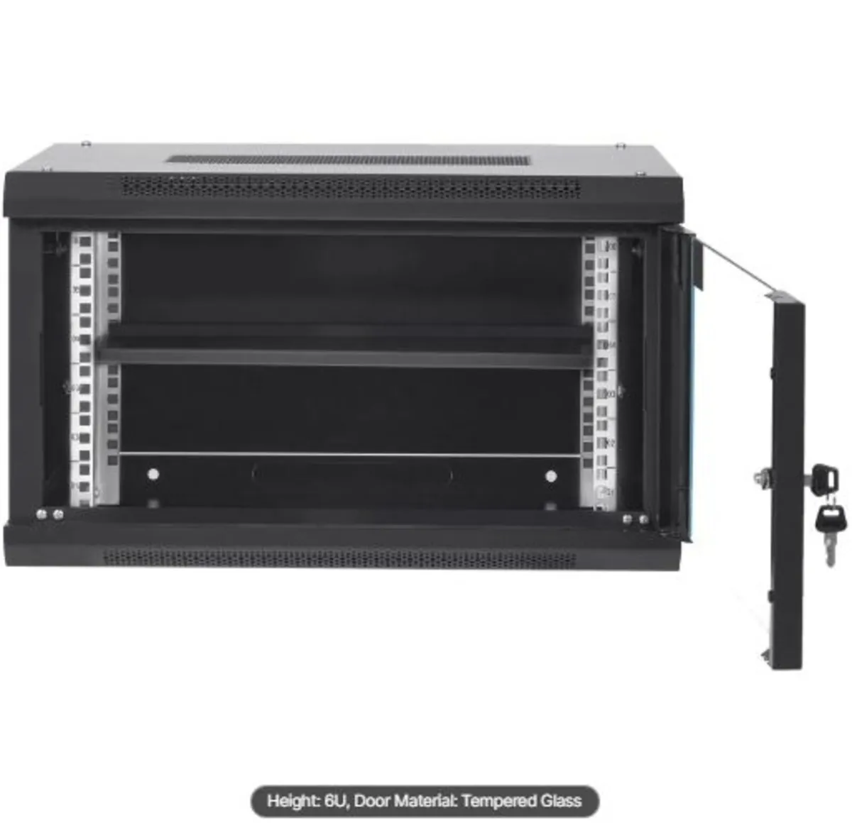 6U Wall Mount Network Server Cabinet, 39.4 cm Deep - Image 4