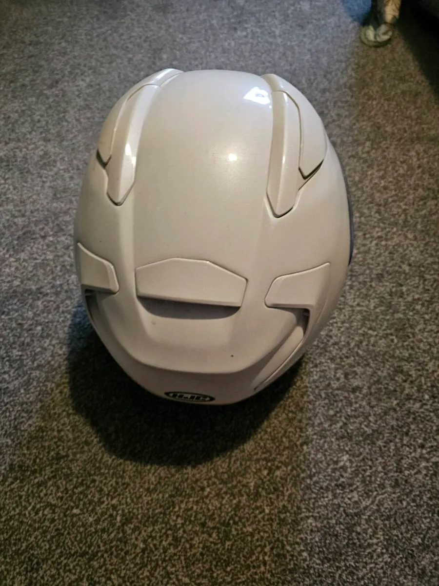 HJC F71 Helmet White Large - Image 2