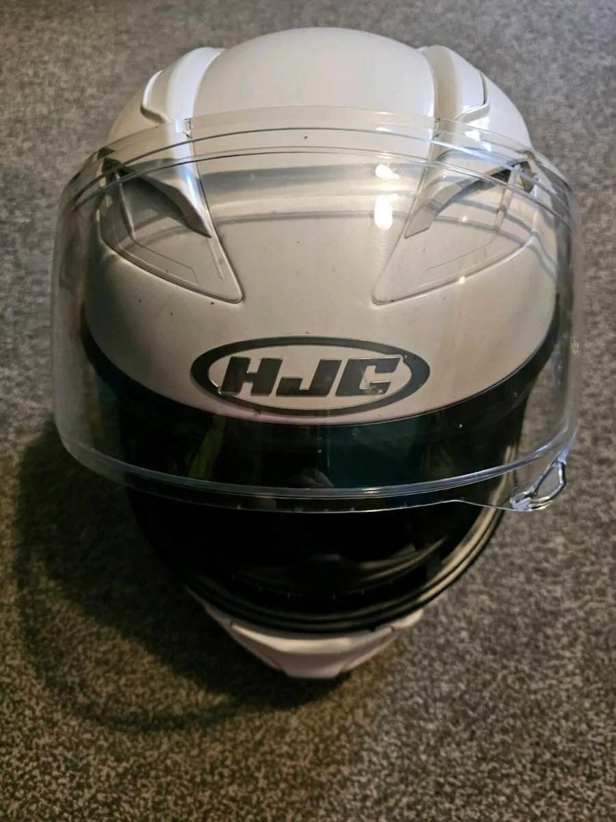 HJC F71 Helmet White Large - Image 3