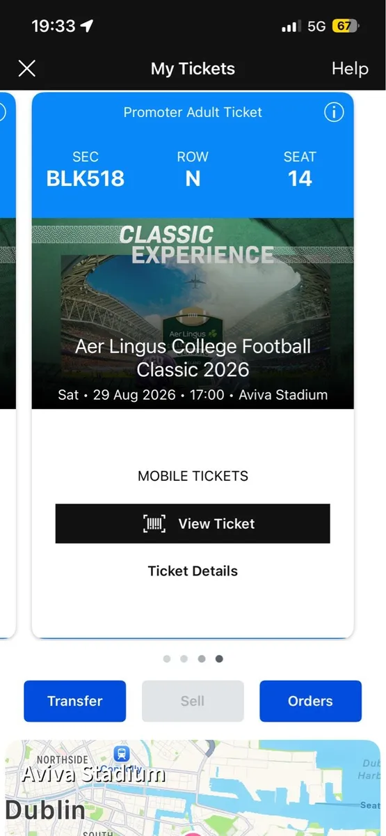 Aer Lingus College Football Tickets - Image 4