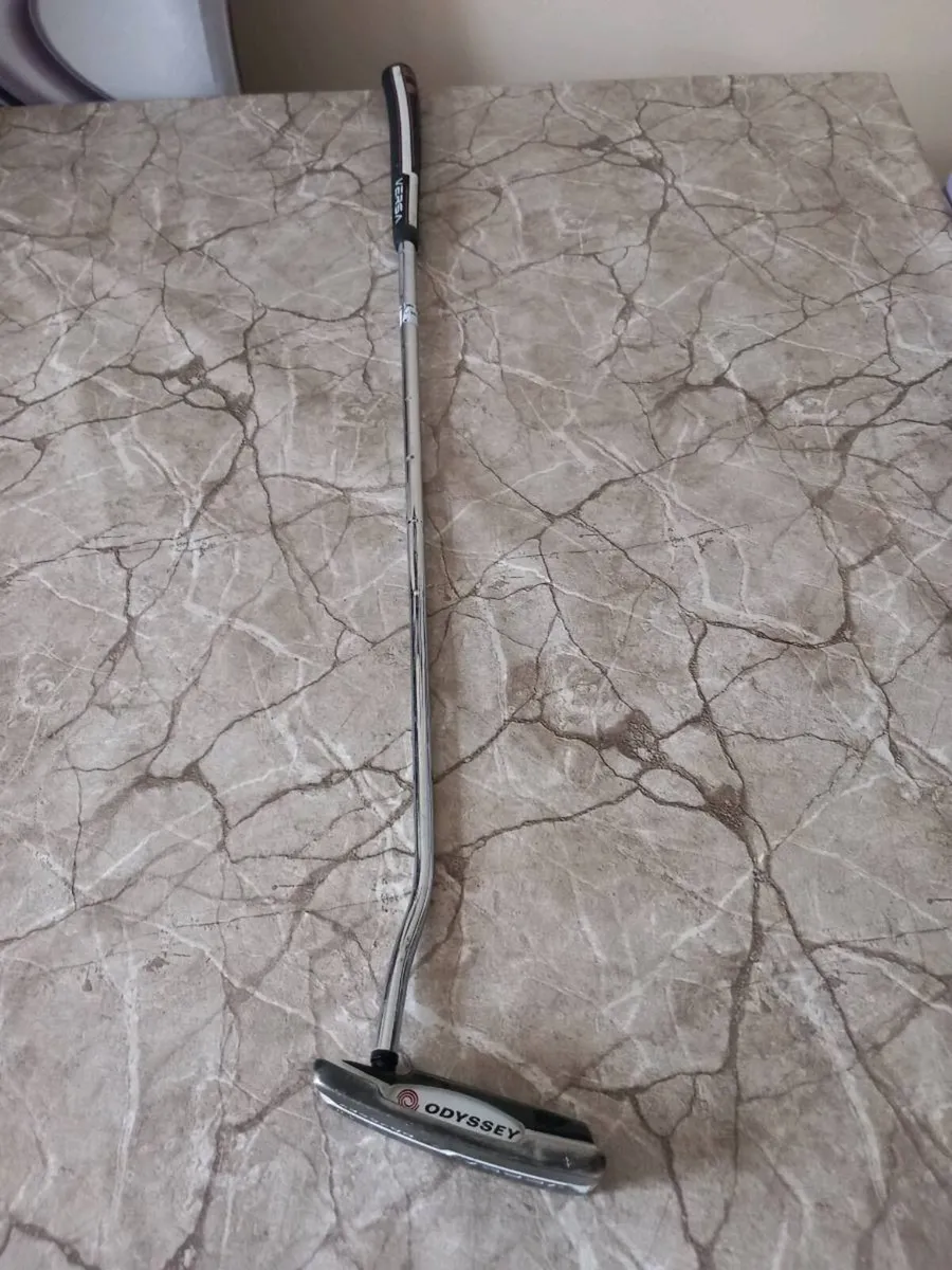 Odyssey golf putter.  Right handed club. - Image 4