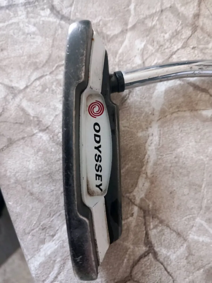 Odyssey golf putter.  Right handed club. - Image 2
