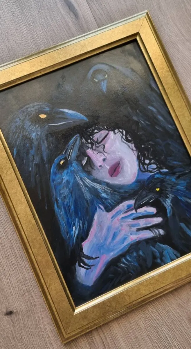 Beautiful delusion. Oil painting. - Image 3