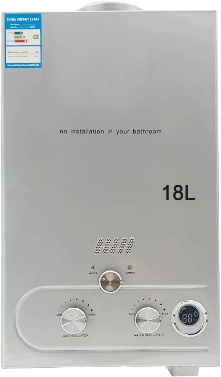18L Instant Gas Hot Water Heter Tankless Boiler - Image 2