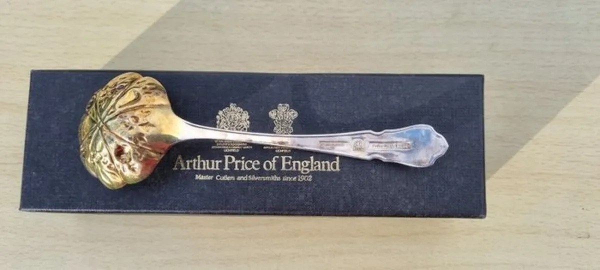 Arthur Price of England vintage gold plated spoon - Image 2