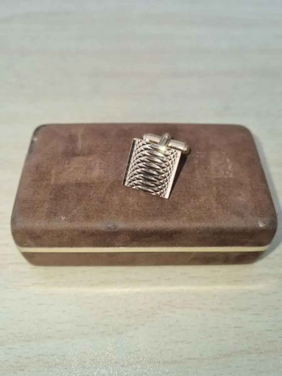 Antique, gold-plated H. Samuel cufflinks in origin - Image 4