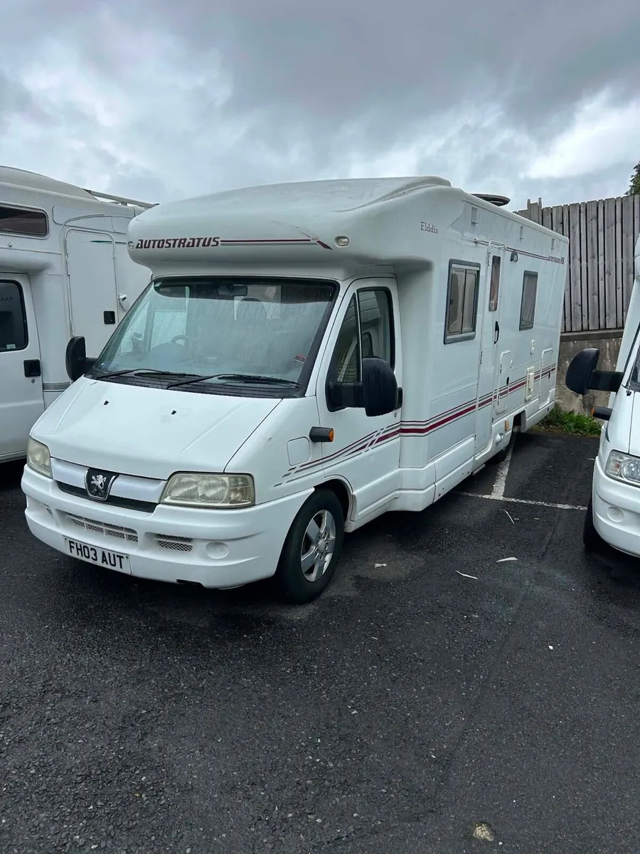 2003 Autostratus Elddis 2.8 JTD-Rear-Fixed-bed - Image 1