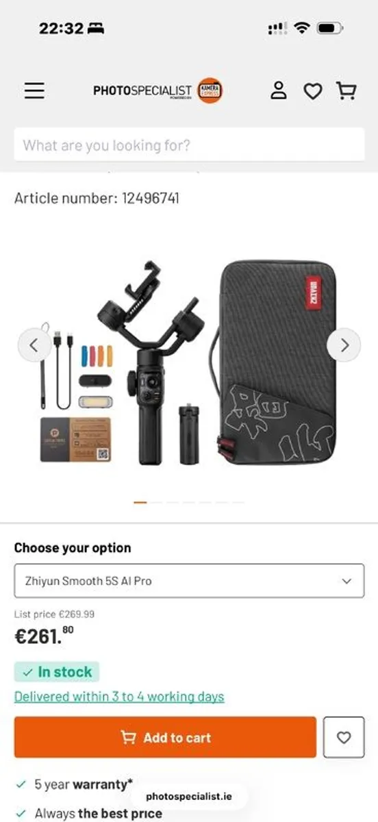 zhiyun mobile gimbal - Image 1