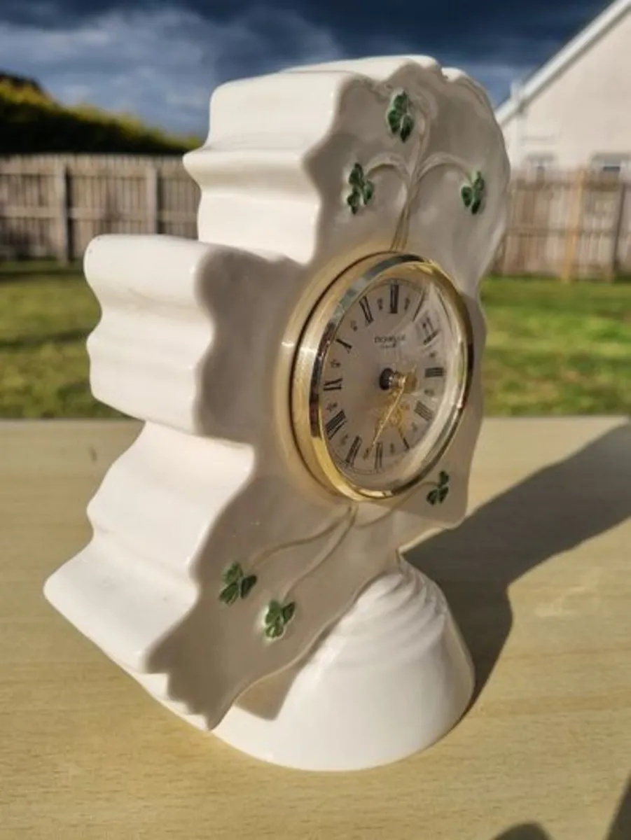 Donegal Parian China, an Irish mantel clock - Image 2