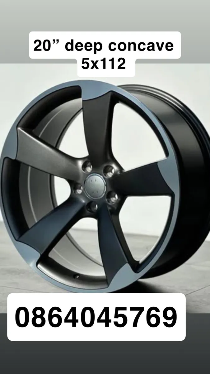 20” Ttrs deep concave 5x112 & tyres