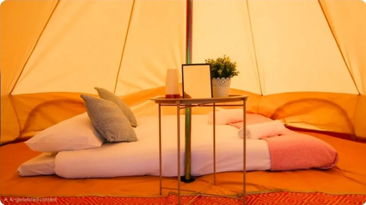 EP Pink Moon Deluxe Bell Glamping - Image 3
