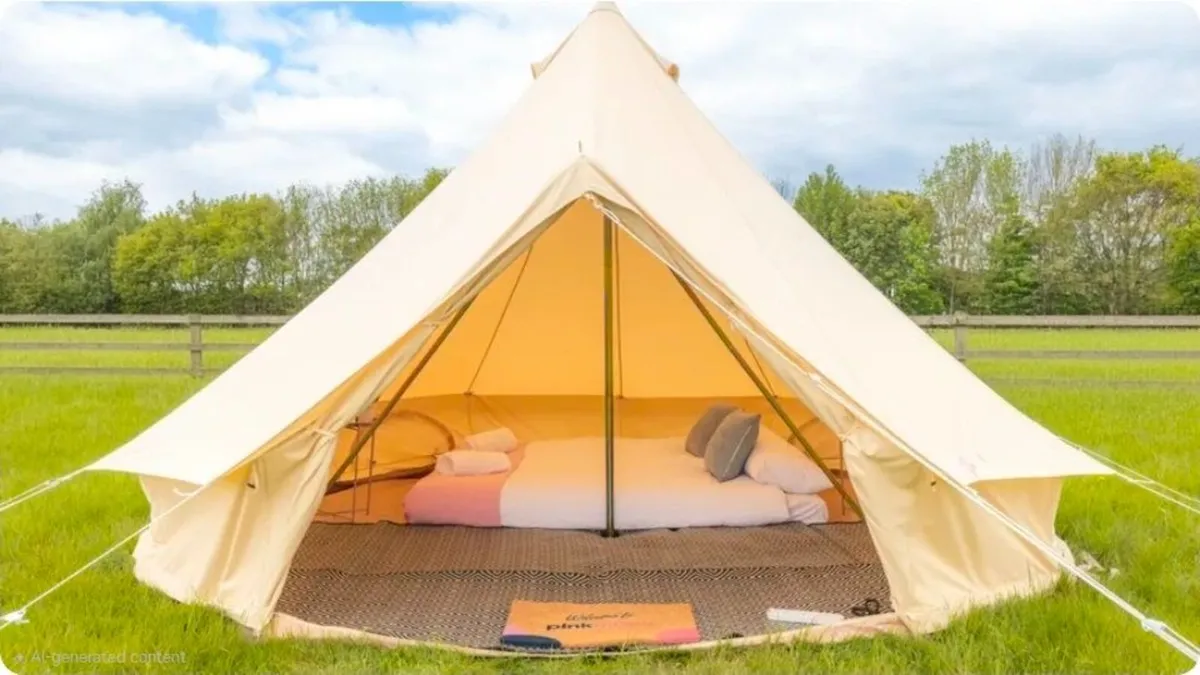 EP Pink Moon Deluxe Bell Glamping - Image 2