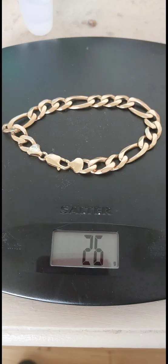 26 gram 9ct Gold Bracelet - Image 1