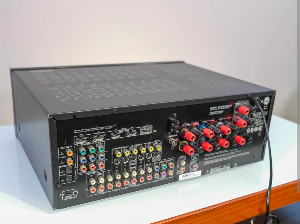 Onkyo Tx-Sr606 AV 7.1 receiver+remote - Image 3