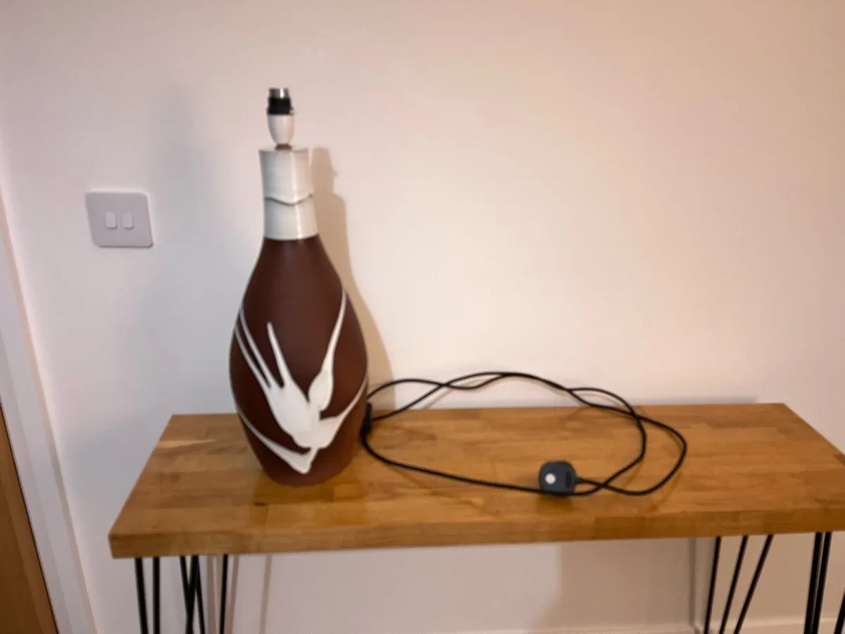 Stephen Pearce pottery table lamp - Image 3