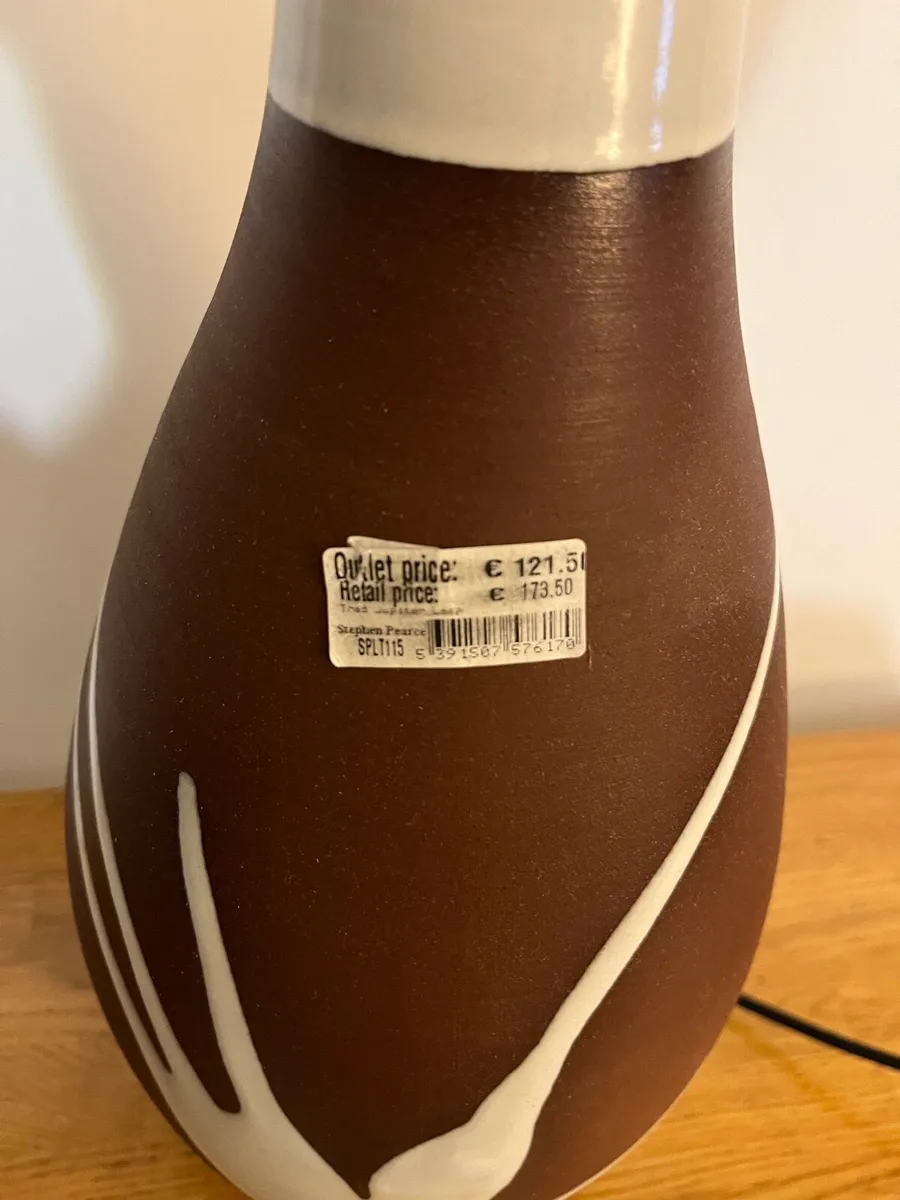 Stephen Pearce pottery table lamp - Image 4