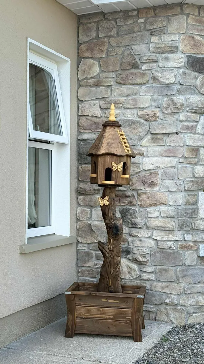 Bird  feeder with planter - Image 4