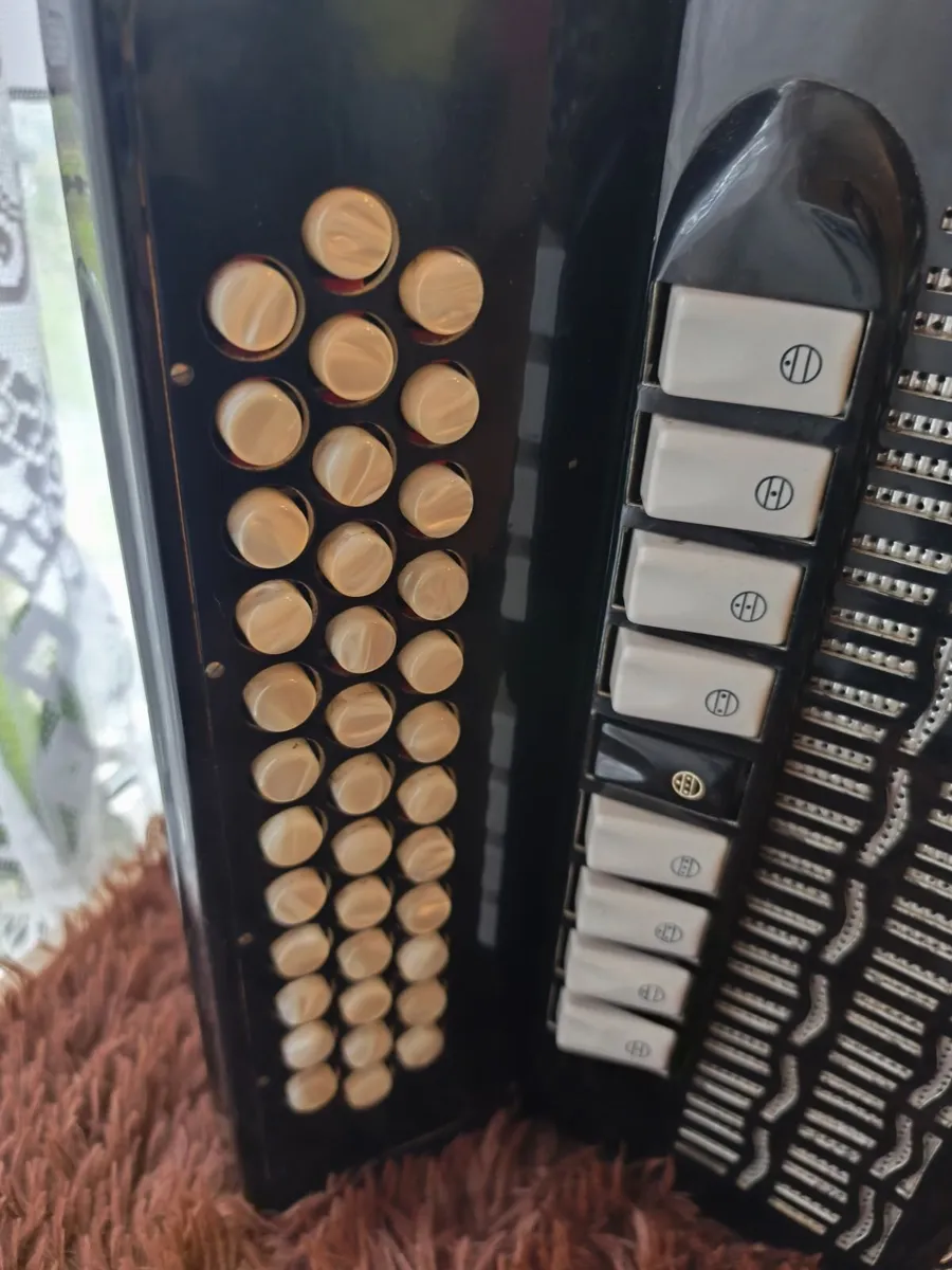 Excelsior 5-Row Chromatic Button Accordion with Bu - Image 1