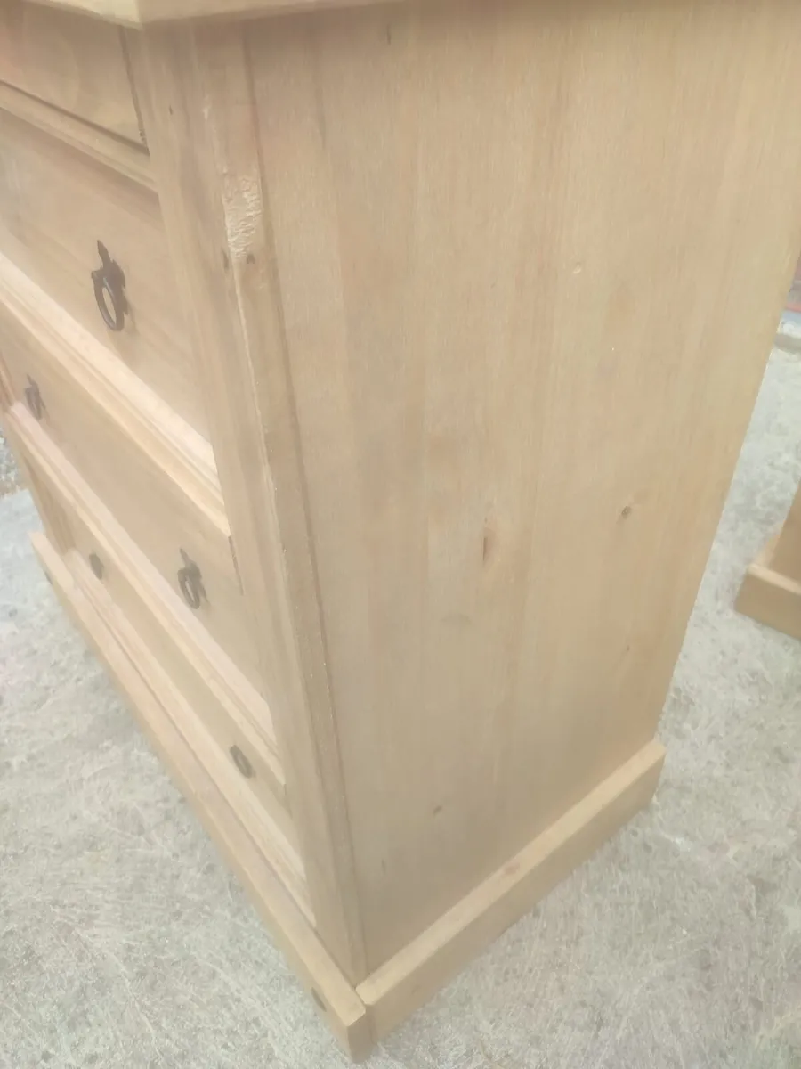 Mexican Pine Chest, Lockers, table and TV stand - Image 4