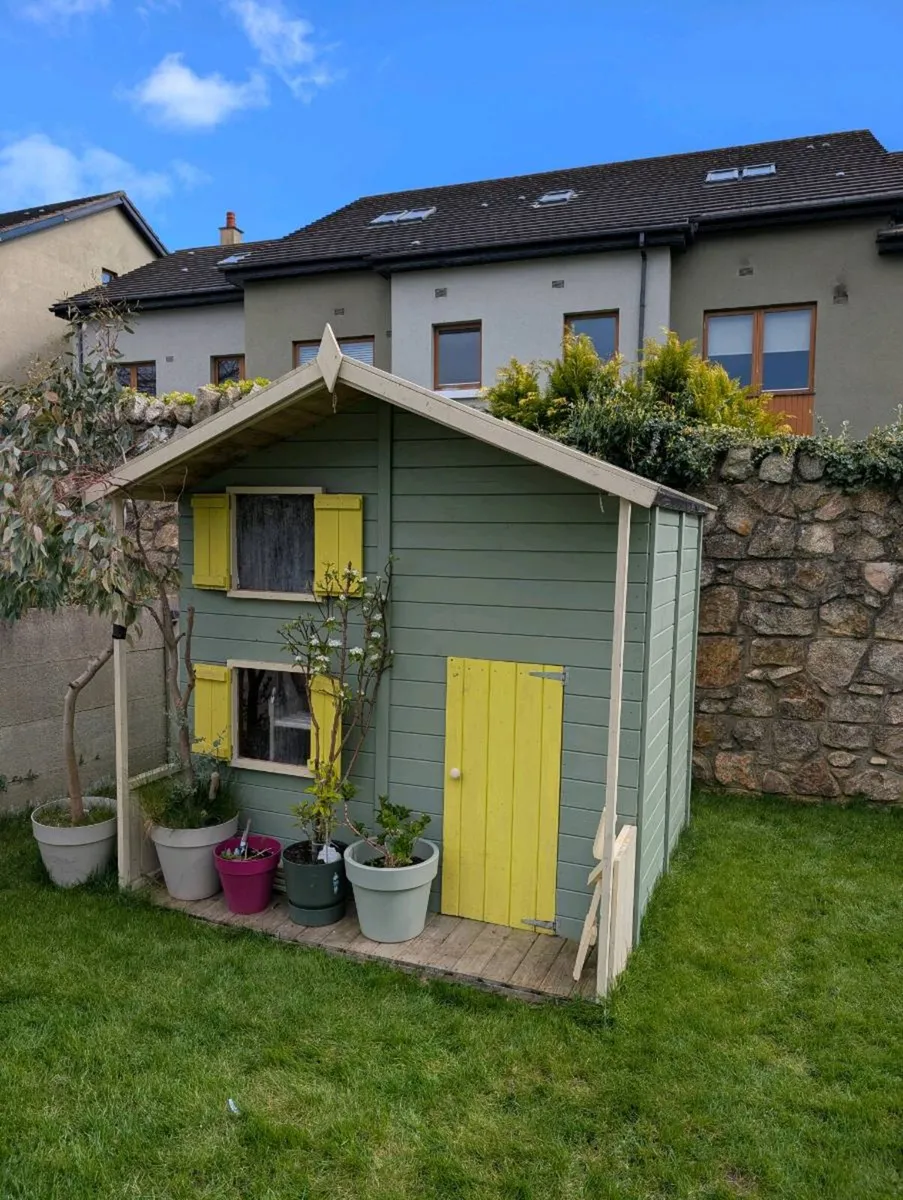 Large 2 Storey Wooden Playhouse – 2m x 2m – Disman - Image 3