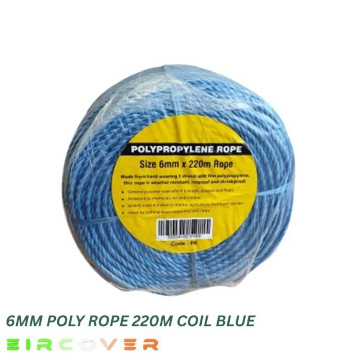 General purpose  Coil Rope - 6mm / 220m - Blue - Image 1