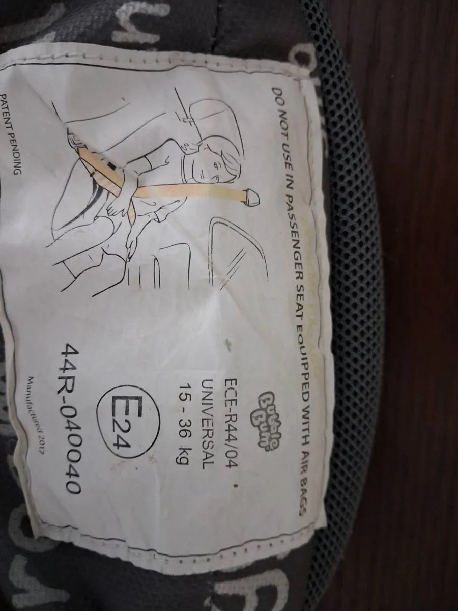 Inflatable booster travel cushion - Image 2