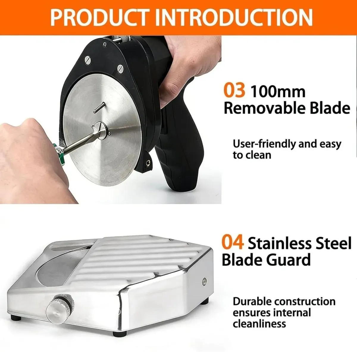 Electric Kebab Slicer 80W Rechargeable - Image 3