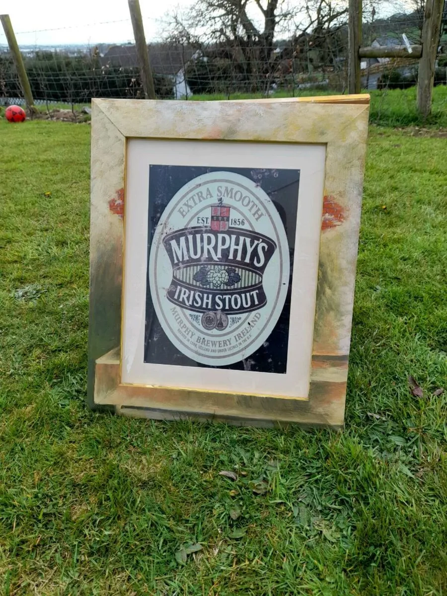 Murphys Tin Sign Framed - Image 1