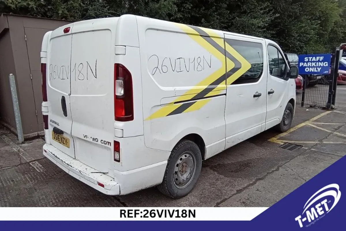 2016 VAUXHALL VIVARO BREAKING FOR PARTS - Image 4