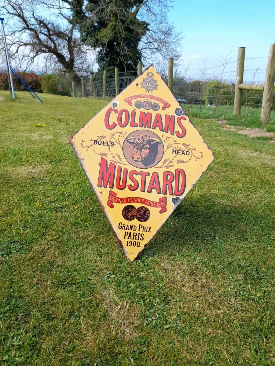 Colmans Diamond Tin Sign - Image 3