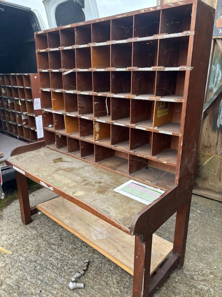 Post office sorting tables - Image 1