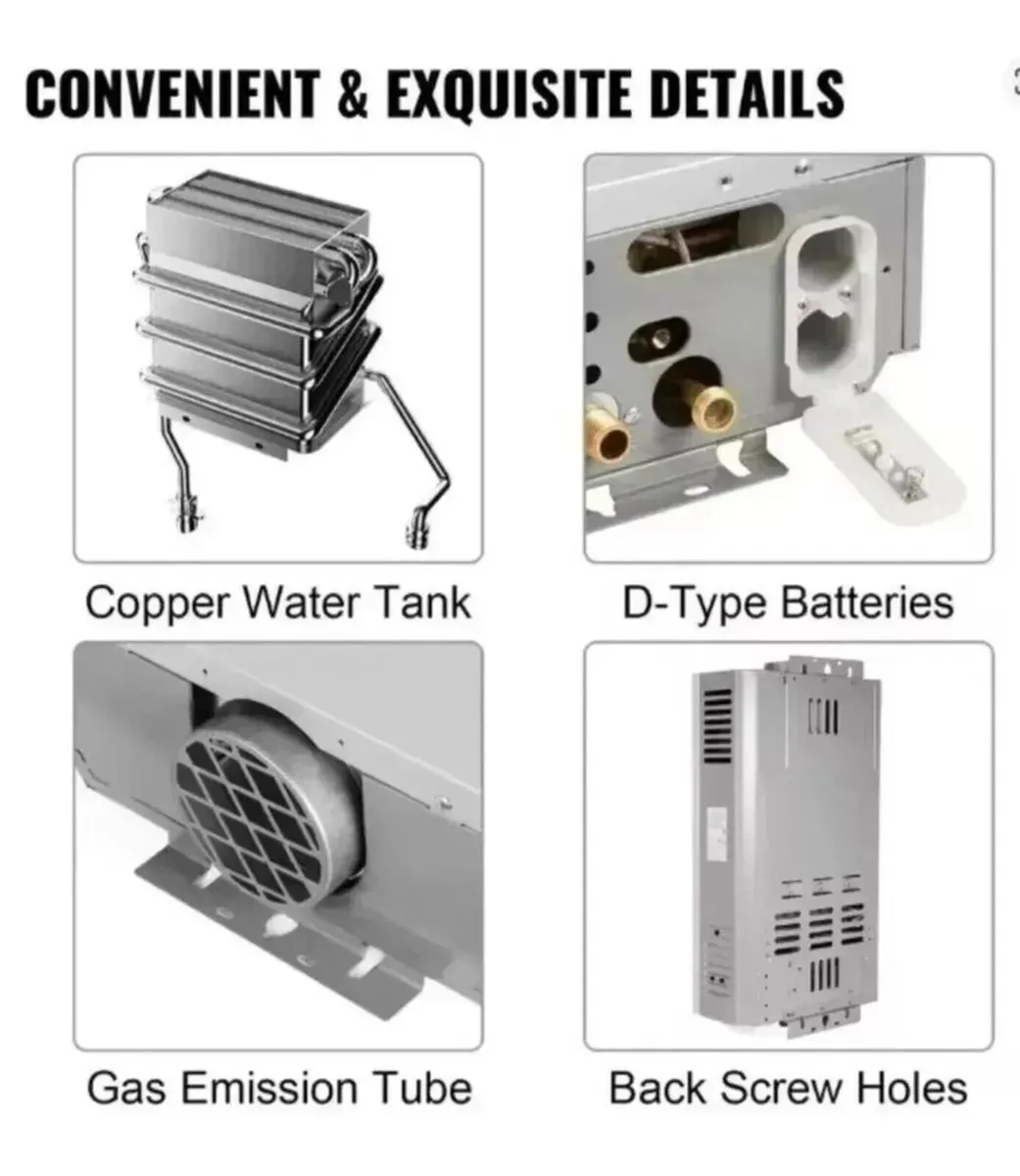Gas Water Heater 12L Propane Mobile Home - Image 4