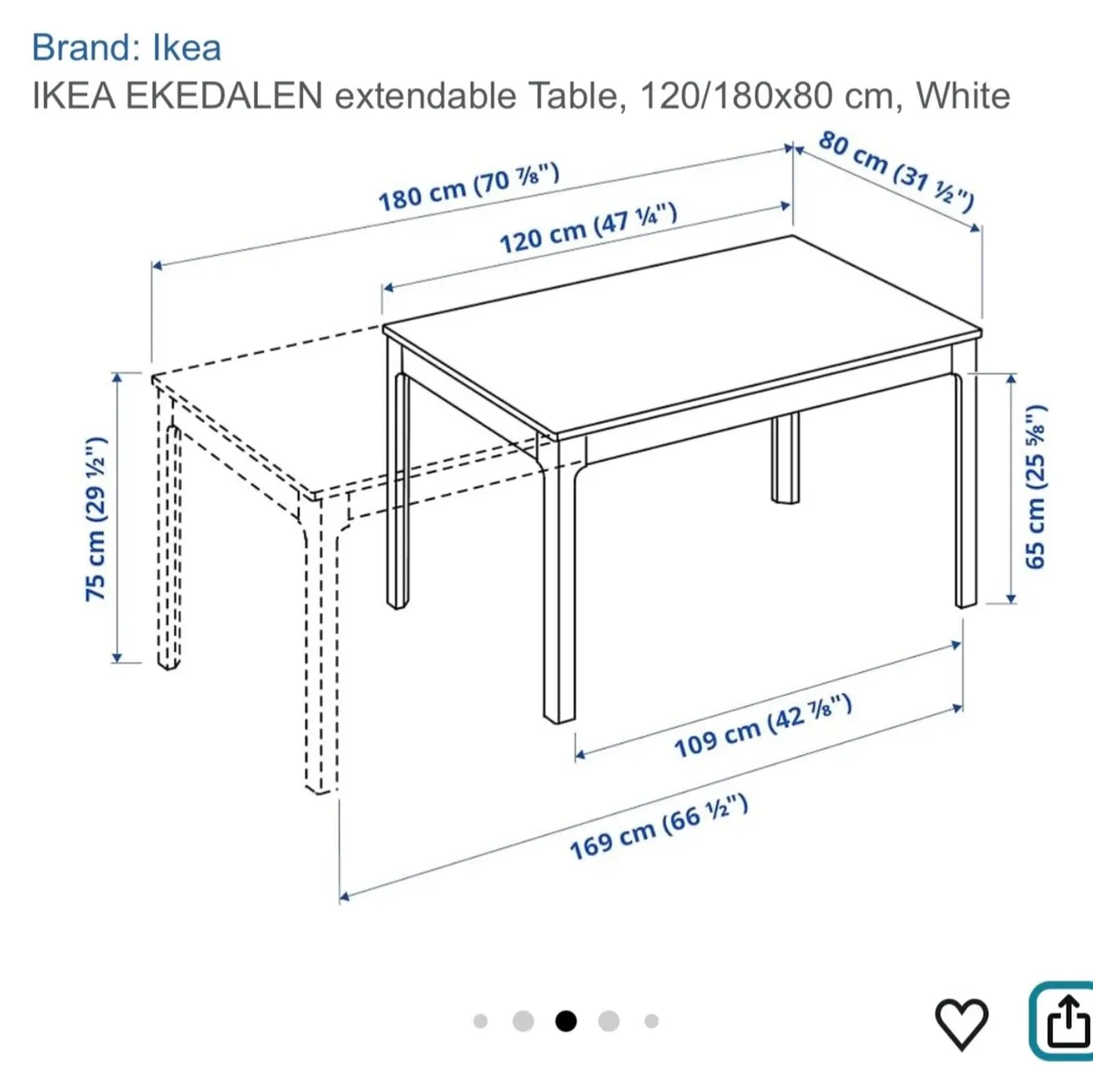 Dining Table & 6 Chairs - Image 4