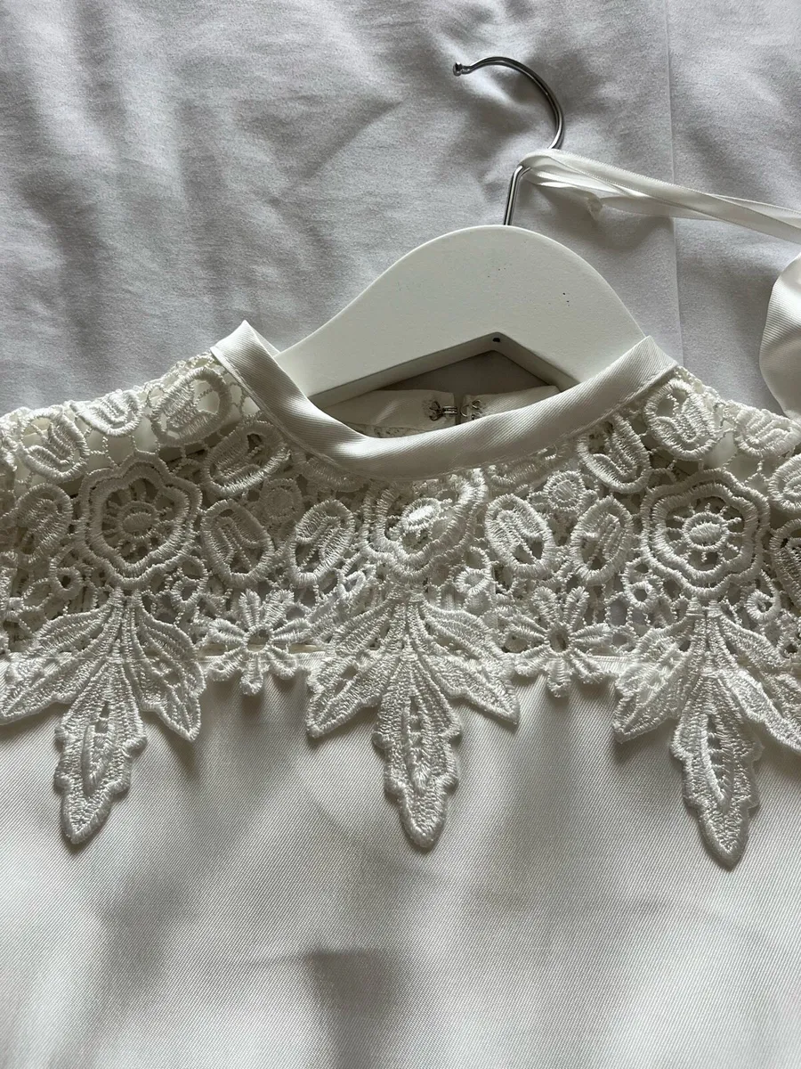 Darcy Bow Communion Dress and Bag - Image 4