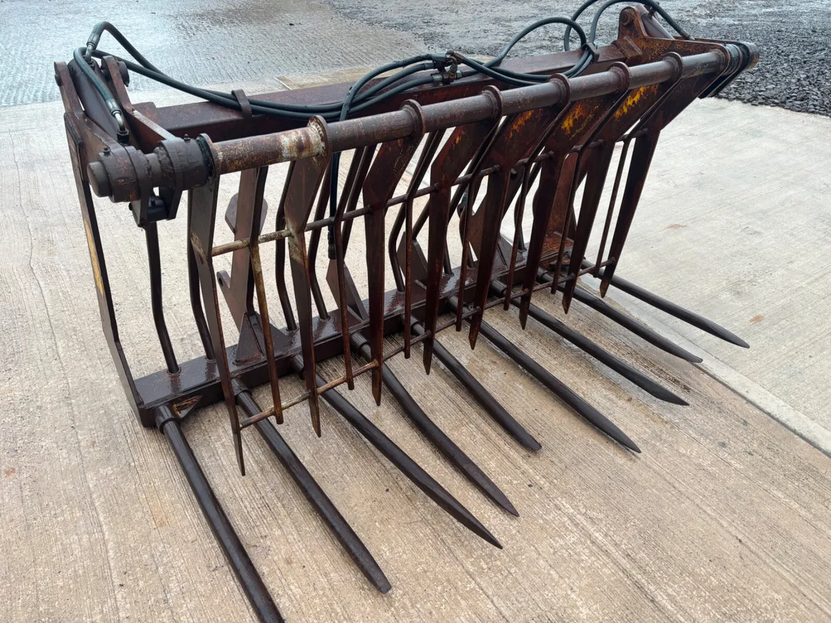 Pin & cone Buckrake / push off fork - Image 1