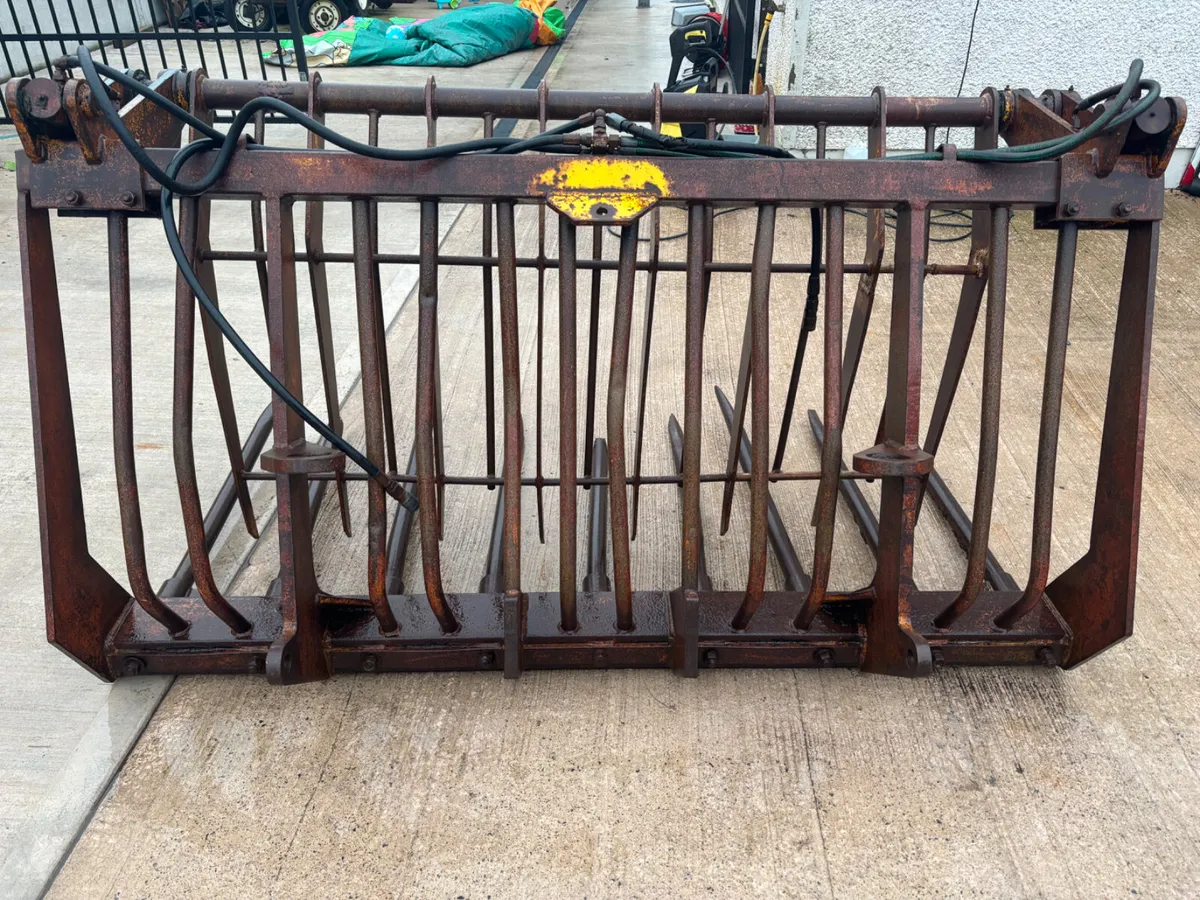 Pin & cone Buckrake / push off fork - Image 2