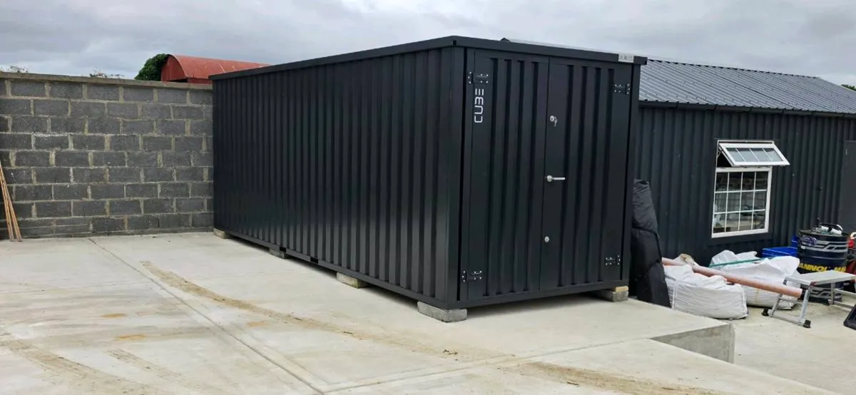 Practical storage/ CUBE steel sheds - Image 3