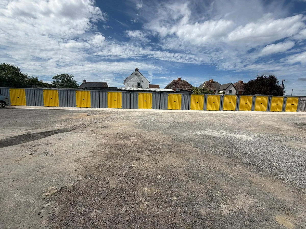 Practical storage/ CUBE steel sheds - Image 1