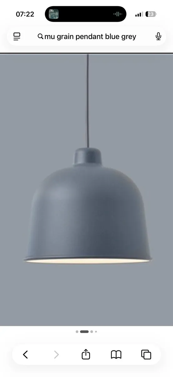 MU Grain Pendants (Blue Grey) - Image 1