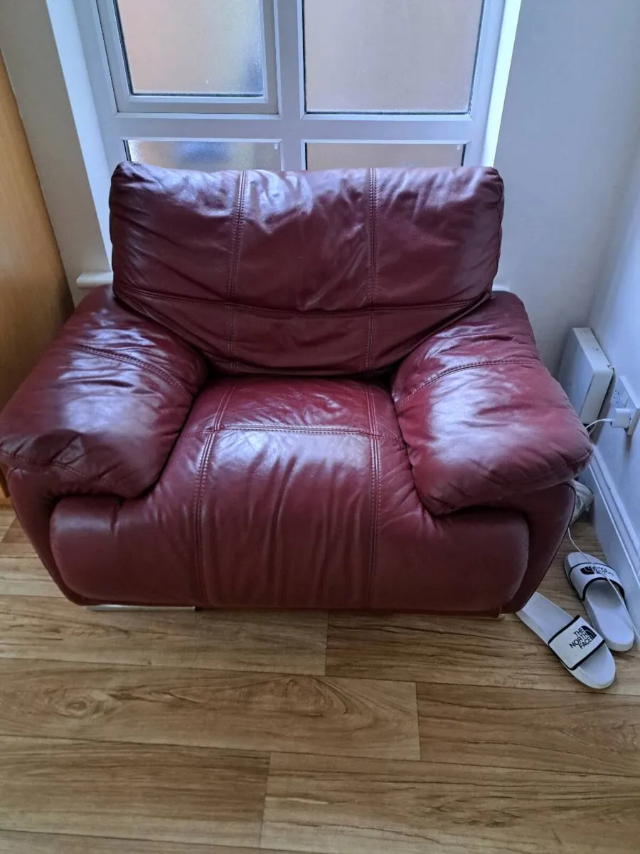 FREE Red leather chair