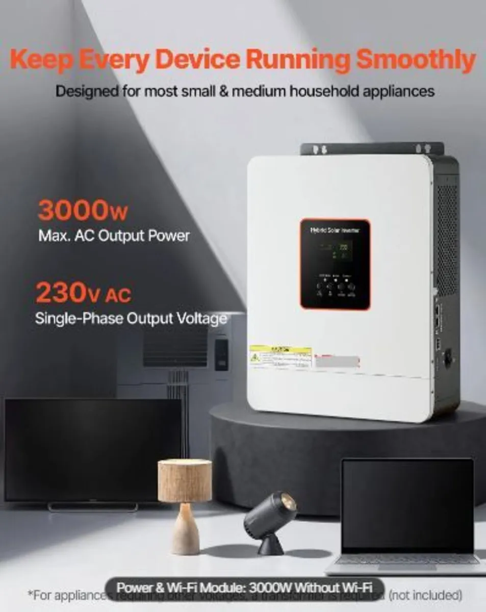 3000W Hybrid Solar Inverter - Image 4