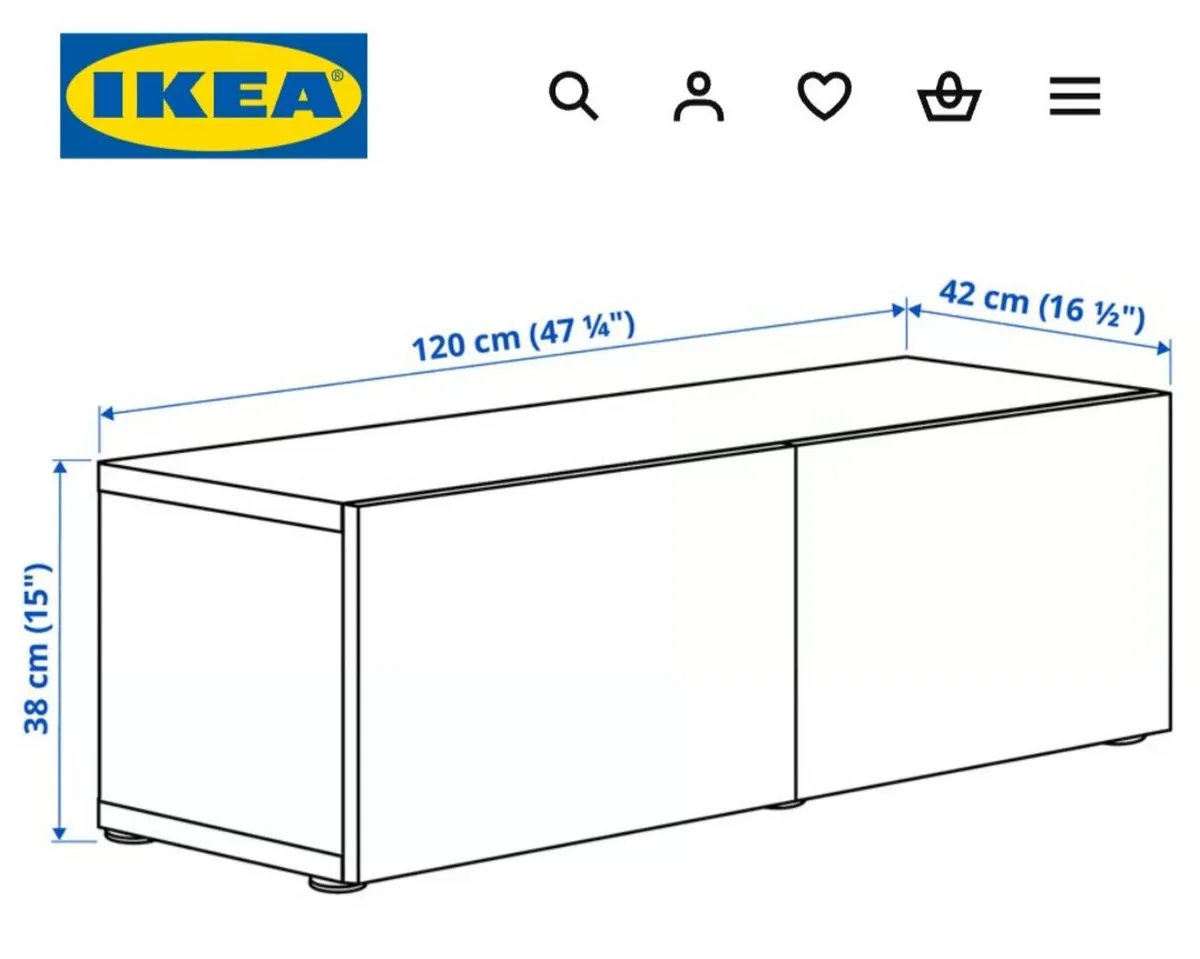 Ikea Besta wall units - Image 3