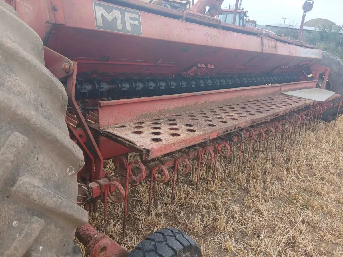 Massey ferguson corn drill and square bailer - Image 3