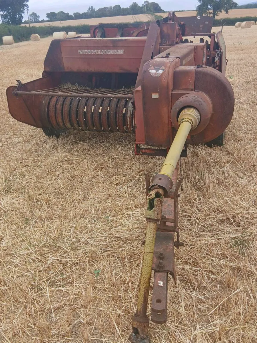 Massey ferguson corn drill and square bailer - Image 1