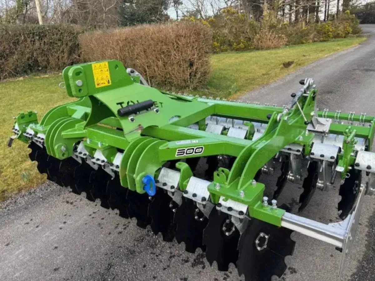 Tolmet 3 Metre Astat Disc Harrow C/W Packer Roller - Image 4
